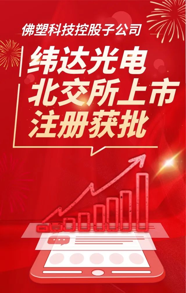 【喜讯】yl23455永利官网集团所属纬达光电北交所上市注册获批