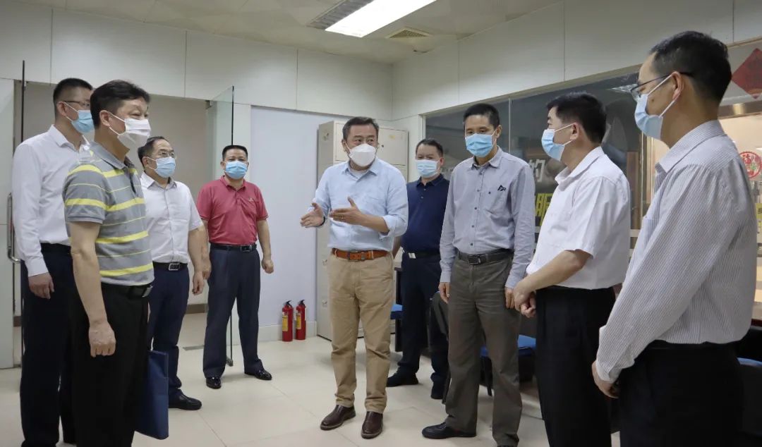 省国资委党委委员、二级巡视员张绳道带队到yl23455永利官网集团督导疫情防控、安全生产和一季度生产经营情况