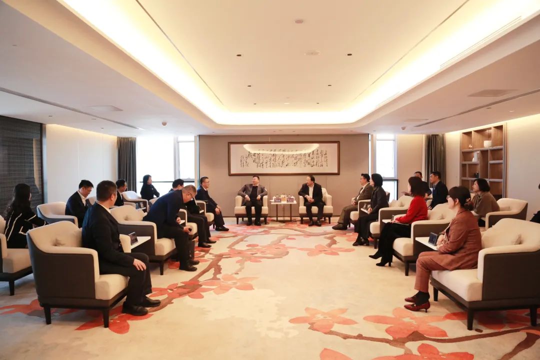 建设银行广东省分行党委书记、行长张伟煜一行到访yl23455永利官网集团