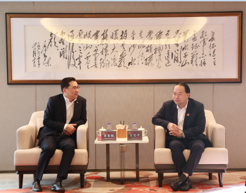 招商银行广州分行党委书记、行长崔家鲲一行到访yl23455永利官网集团